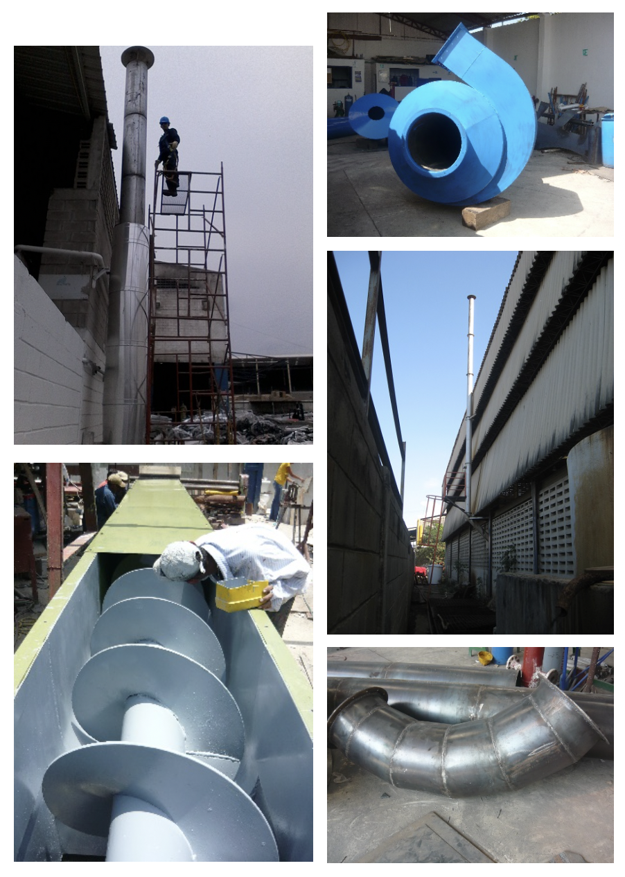 Ductos, tolvas, codos, transiciones Ductos, tolvas, codos, transiciones